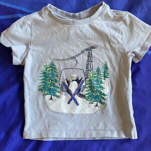 🔥6/$10🔥 Tommy Bahama Toddler T-Shirt, 18 Months, Skiing Bear